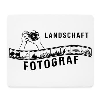Landschaftsfotograf - Mousepad (Querformat) - Weiß - Vorne