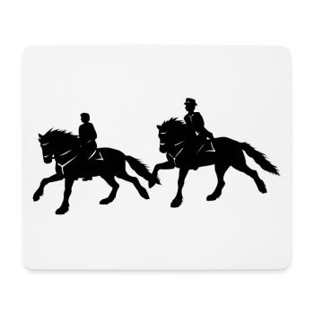 Friesen Reiter - Mousepad (Querformat) - Weiß - Vorne