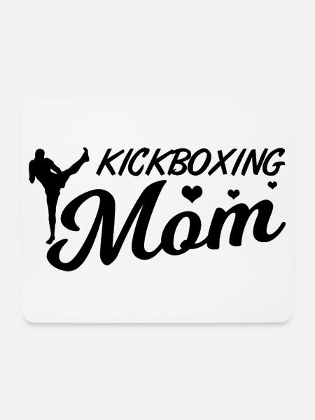 Kickboxer Mom - Mouse Pad (horizontal) - white