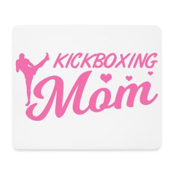 Kickboxing Mom - Mouse Pad (horizontal) - white - Front