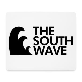 The south wave - Mousepad (Querformat) - Weiß - Vorne