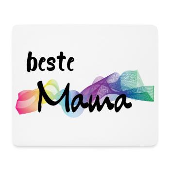 Beste Mama - best mummy - Mousepad (Querformat) - Weiß - Vorne