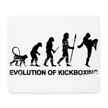 Evolution des Kickboxens - Mousepad (Querformat) - Weiß - Vorne