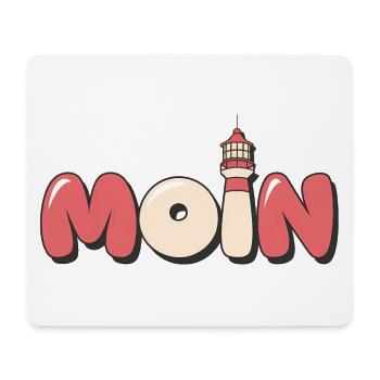 Moin Leuchtturm Küste Meer Ostsee Nordsee Strand - Mousepad (Querformat) - Weiß - Vorne