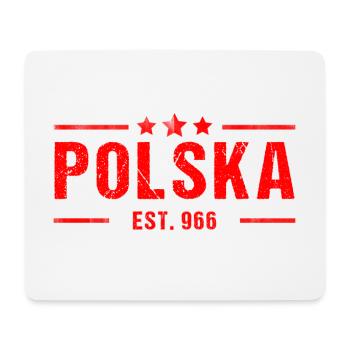 POLEN ROT EST 966 - Mousepad (Querformat) - Weiß - Vorne