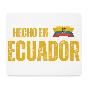 Made in Ecuador, Ecuadorian pride - Mouse Pad (horizontal) - white - Front