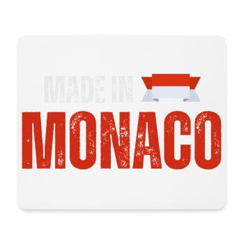 Made in Monaco, fierté monégasque - Tapis de souris (format paysage) - blanc - Devant