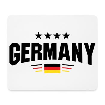 Courbe du ventilateur en Allemagne - Tapis de souris (format paysage) - blanc - Devant
