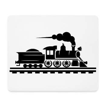 Railway Graphic - Mouse Pad (horizontal) - white - Front