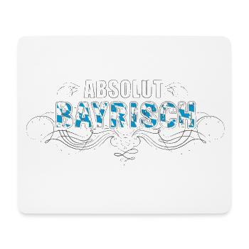 ABSOLUMENT BAVAROIS - TOP DESIGN - Tapis de souris (format paysage) - blanc - Devant