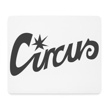 Lettering "Circus" - Mouse Pad (horizontal) - white - Front