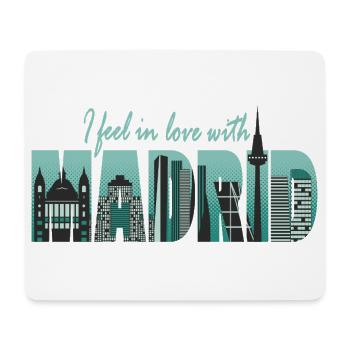 Je suis tombé amoureux de Madrid - Spain Fun - Tapis de souris (format paysage) - blanc - Devant