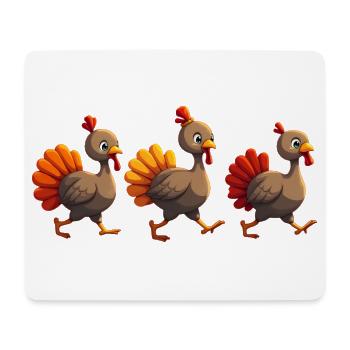 Thanksgiving Truthahn Baby - Mousepad (Querformat) - Weiß - Vorne