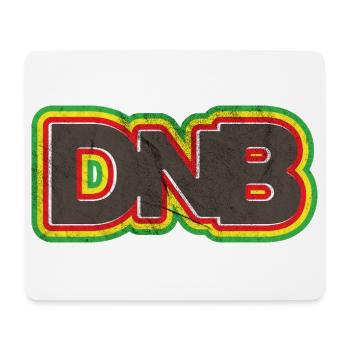 DnB Graffiti Junglist Grunge Logo - Mouse Pad (horizontal) - white - Front