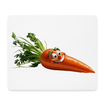 carrot - Mouse Pad (horizontal) - white - Front