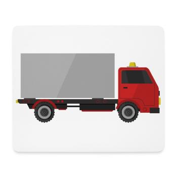 Lkw - Mousepad (Querformat) - Weiß - Vorne