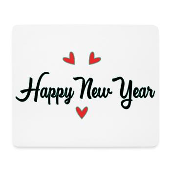 HAPPY NEW YEAR. NEW YEAR'S EVE. NEW YEAR - Mouse Pad (horizontal) - white - Front