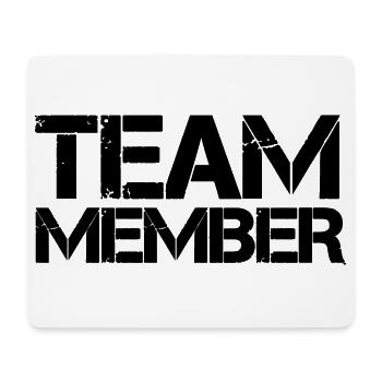 team_member - Tapis de souris (format paysage) - blanc - Devant