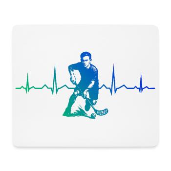 Floorball style for every occasion - Mouse Pad (horizontal) - white - Front