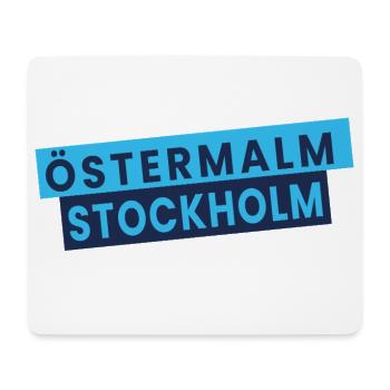 Östermalm Stockholm Empilé - Tapis de souris (format paysage) - blanc - Devant