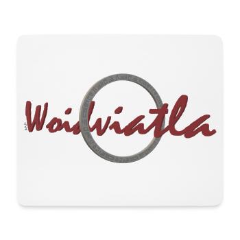 Anneau Woidviatla - Tapis de souris (format paysage) - blanc - Devant
