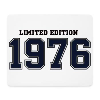 Édition limitée 1976 College Vintage Birthday - Tapis de souris (format paysage) - blanc - Devant