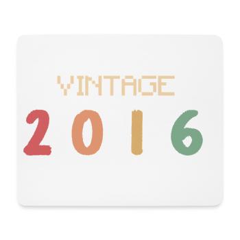 Vintage Watercolor 10 Year Anniversary Party 2016 - Mouse Pad (horizontal) - white - Front