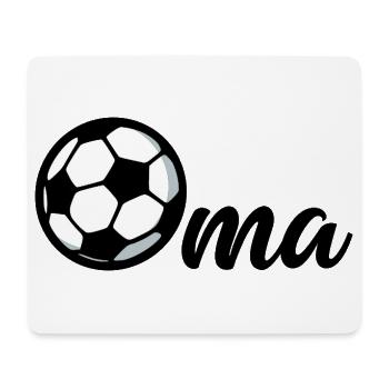 Grand-mère retraitée de football - Tapis de souris (format paysage) - blanc - Devant