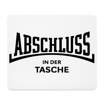 Abschluss In Der Tasche (Schulabschluss Konkav B) - Mousepad (Querformat) - Weiß - Vorne