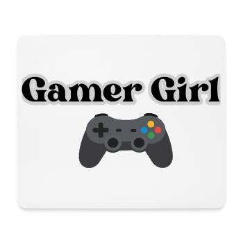 Gamer Girl - Mouse Pad (horizontal) - white - Front