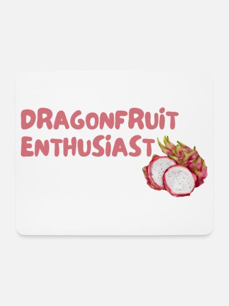 Dragon Fruit Enthusiast - Mouse Pad (horizontal) - white