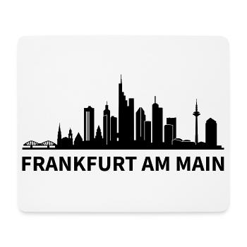 Skyline Frankfurt am Main - Mousepad (Querformat) - Weiß - Vorne