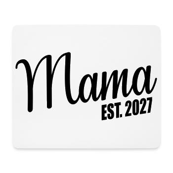 Baby verkünden, Mama 2027 - Mousepad (Querformat) - Weiß - Vorne
