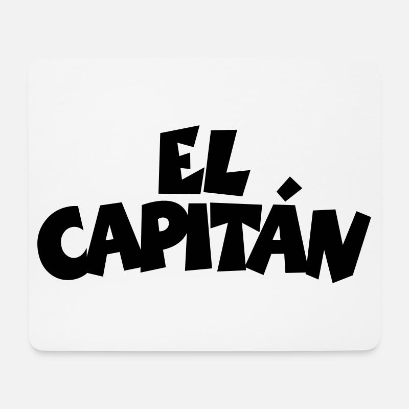 El Capitán - Mousepad (Querformat) - Weiß