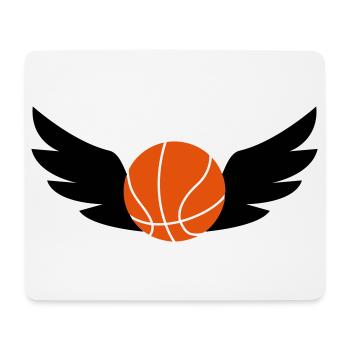 Basketball - Basket Ball - Game - Sport - Player - Mousepad (Querformat) - Weiß - Vorne
