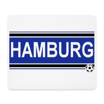 Hamburg , Tradition , Hamburg Fussball Fan (25) - Mousepad (Querformat) - Weiß - Vorne