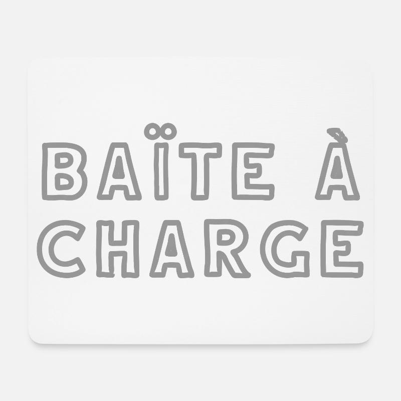 vendeen baite a charge - Tapis de souris (format paysage) - blanc