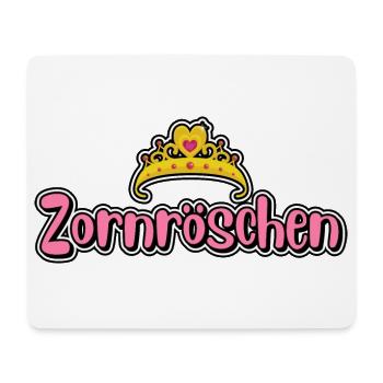 Zornröschen - Mousepad (Querformat) - Weiß - Vorne