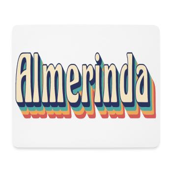 T-shirt vintage rétro Almerinda t-shirt - Tapis de souris (format paysage) - blanc - Devant