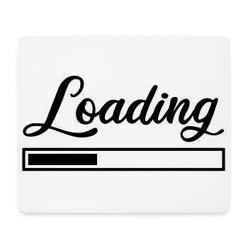 Loading - Mouse Pad (horizontal) - white - Front