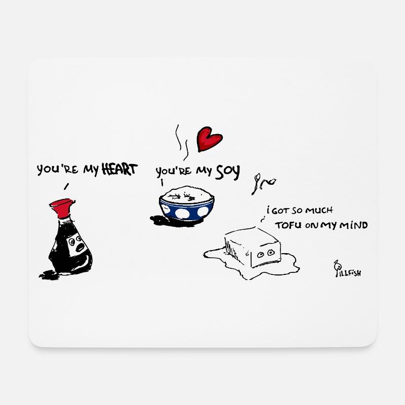 Roll in Love 3 - Mousepad (Querformat) - Weiß