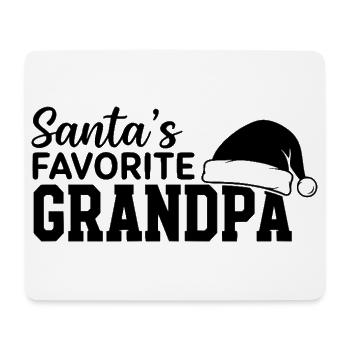 Le grand-père préféré du Père Noël - Tapis de souris (format paysage) - blanc - Devant