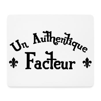 Un authentique facteur lettrage vintage - Tapis de souris (format paysage) - blanc - Devant