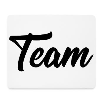 team - Mousepad (Querformat) - Weiß - Vorne