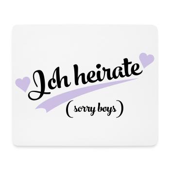 lustiger spruch - Mousepad (Querformat) - Weiß - Vorne