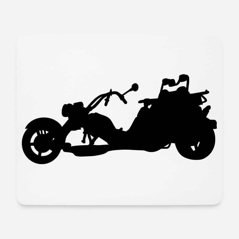 Trike - Mousepad (Querformat) - Weiß