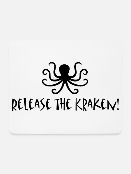 Release the Kraken - Mouse Pad (horizontal) - white