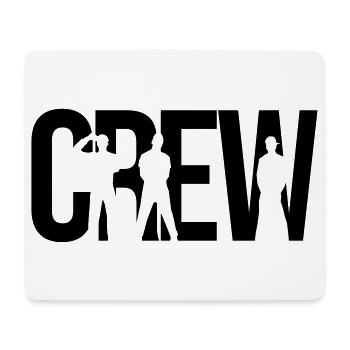crew - Tapis de souris (format paysage) - blanc - Devant