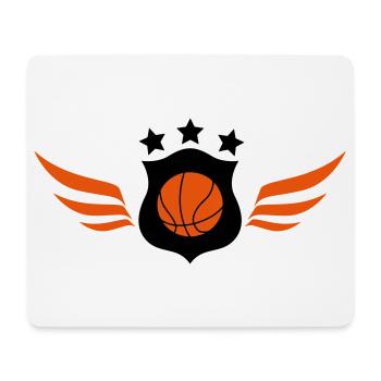 Basketball - Basket Ball - Game - Sport - Player - Mousepad (Querformat) - Weiß - Vorne