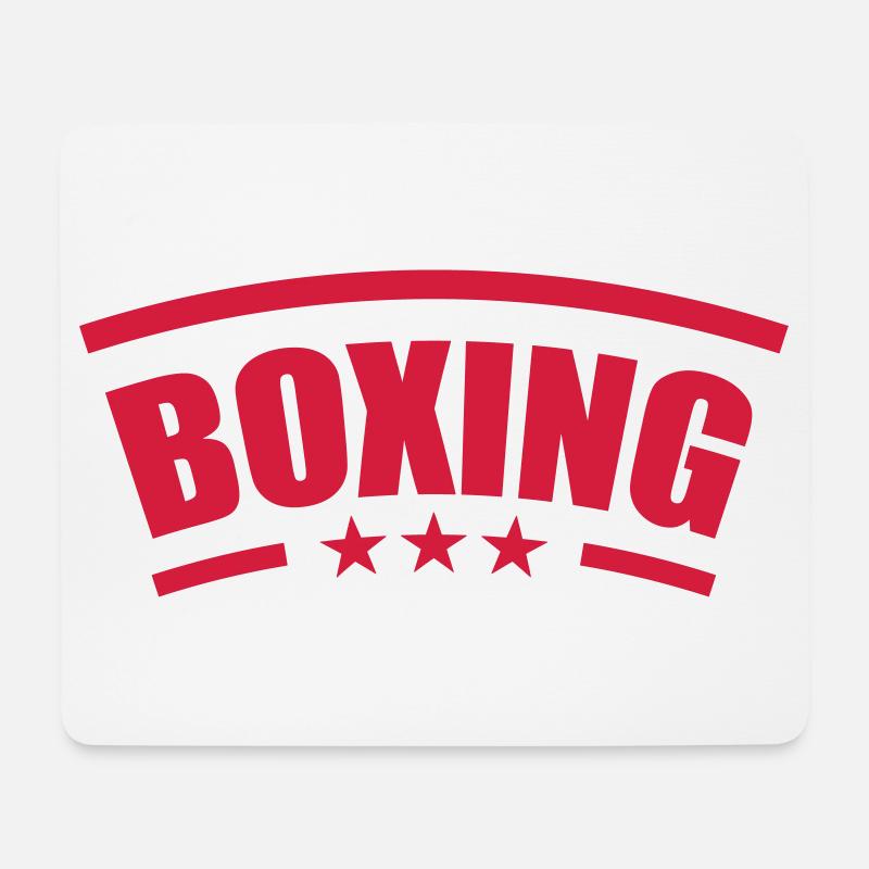 Boxen - Boxen 🥊 - Mousepad (Querformat) - Weiß